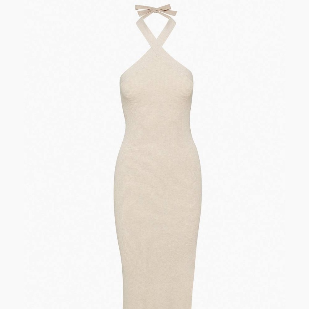 NWT Wilfred Cayenne MIDI Dress light birch